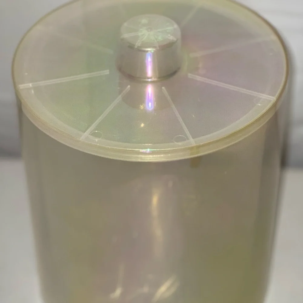 Ice Bucket with Tong Cover Holographic Party Beverage Drink Coolinging Bucket